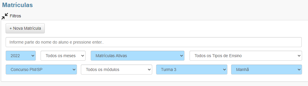 Sistema de Matrículas de Alunos em Lote