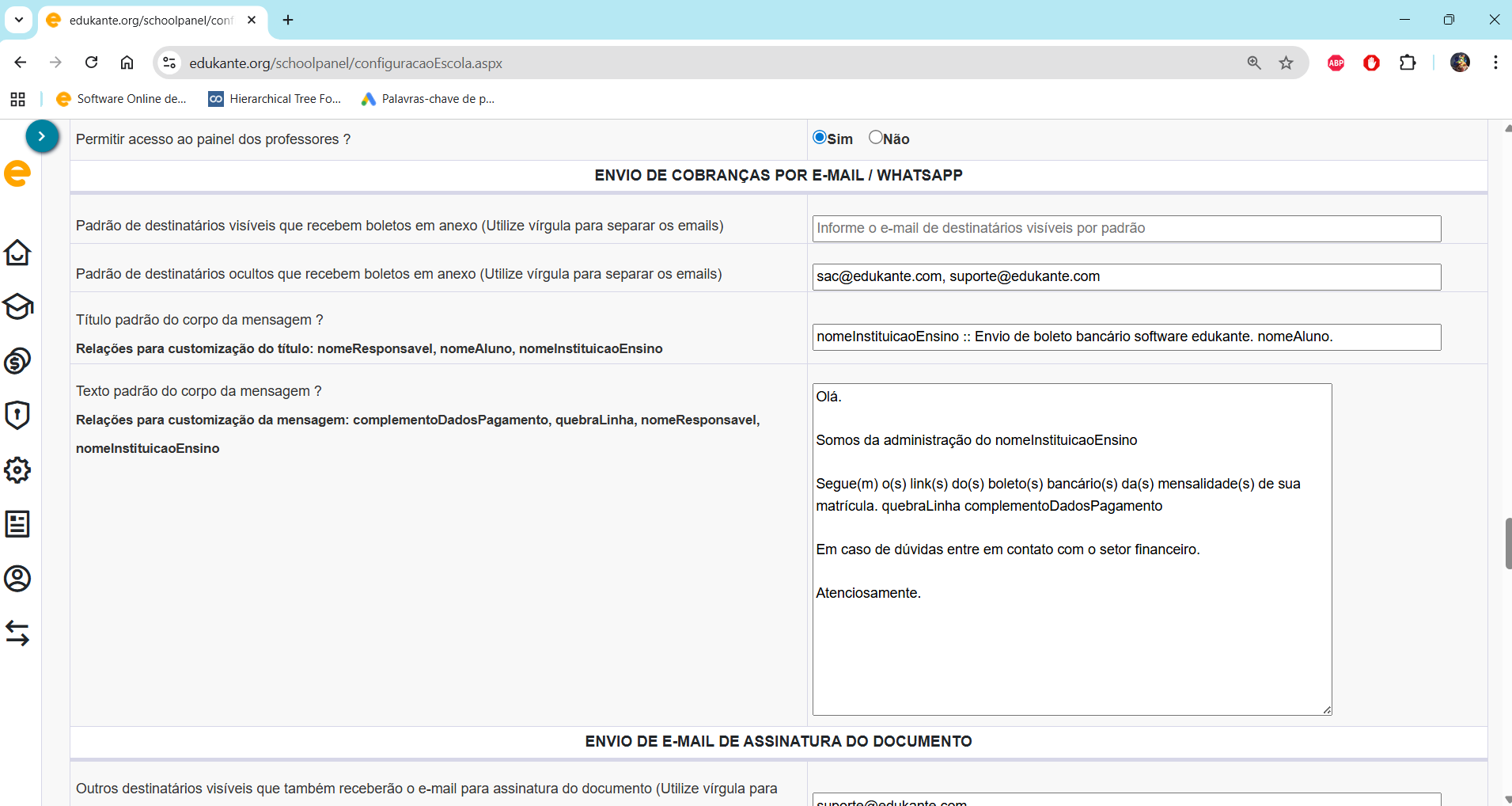 Realizando uma matrícula de forma administrativa no sistema edukante