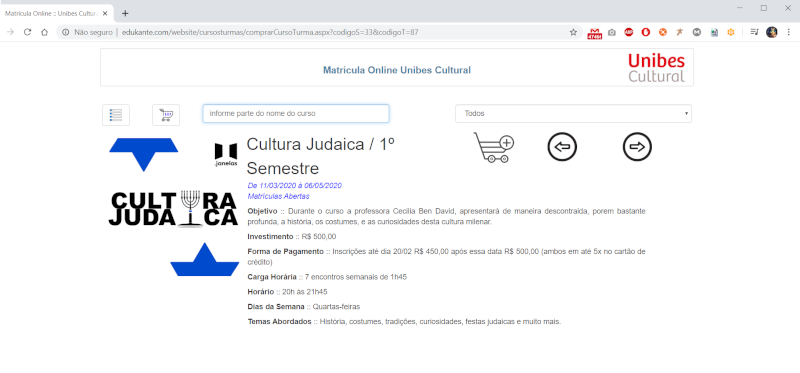 Software para Gestão de Matrículas Online