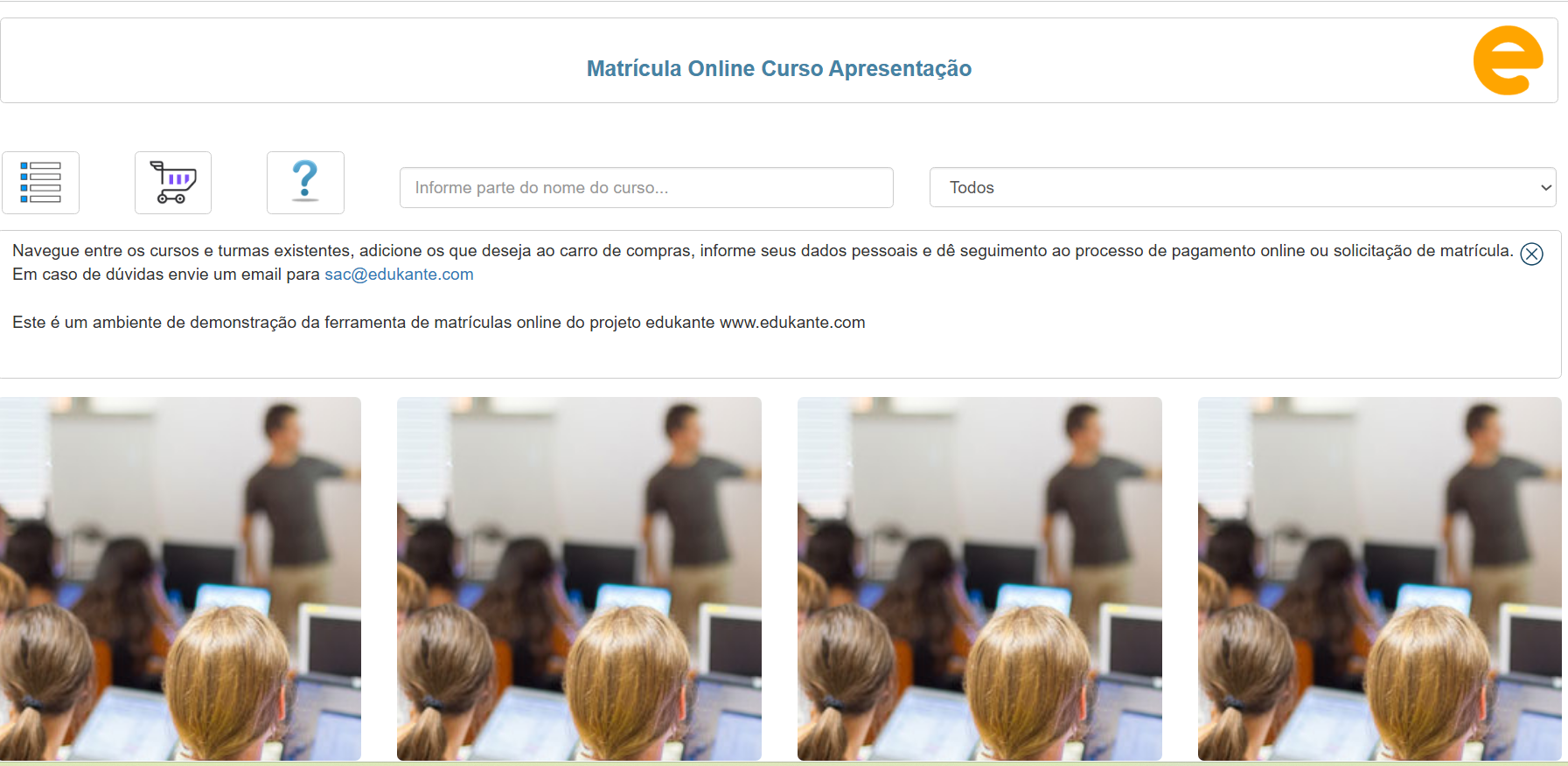 Sistema de Matrículas Online para Escolas, Cursos e Faculdades