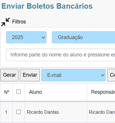Gere e Envie Boletos Bancários por Email e whatsApp.
